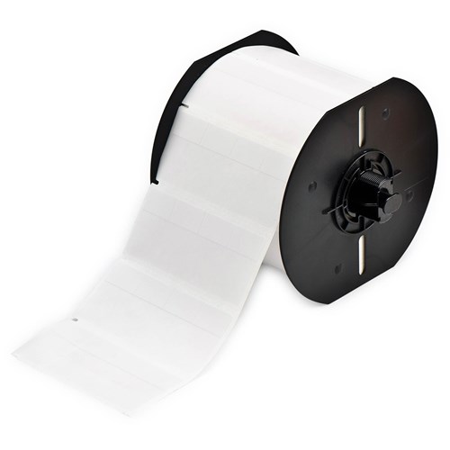 Brady B33-74-427 - B-427 Self-Laminating Vinyl Wire & Cable Labels - 0.8" x 1.437" - White