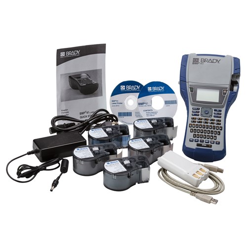 Brady BMP41-KIT-GI - BMP41 Label Printer Facility ID Starter Kit - 300 DPI