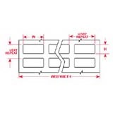 Brady THT-38-727-10 - B-727 Thermal Transfer Printable Label - Polyimide - 0.375" W x 0.375" H - White