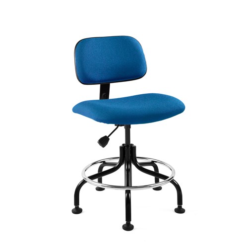 Bevco 4200-RB - Westmound 4000 Series Ergonomic Pneumatic Chair - Fabric - 19"-24" - Royal Blue