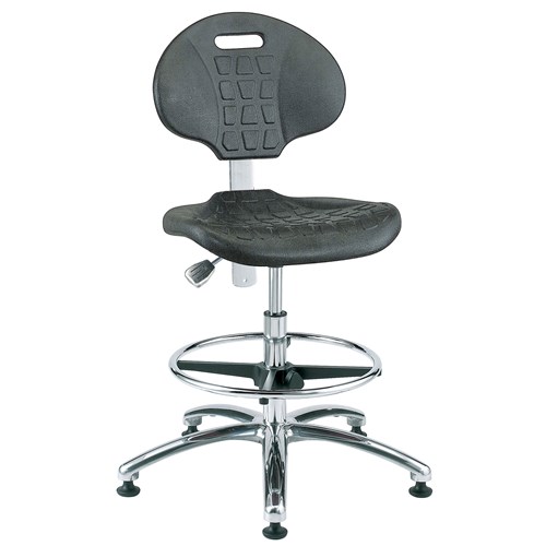 Bevco 7350 - Everlast 7000 Silver Series Ergonomic Chair - Polyurethane - 17.5"-25" - Mushroom Glides