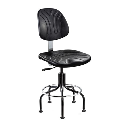 Bevco 7200D-BK - Dura 7000D Series Ergonomic Chair - Polyurethane - 18"-23" - Black