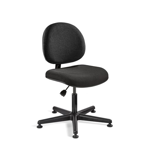 Bevco V4007MG - LEXINGTON Value-Line V4 Series Ergonomic Pneumatic Chair - Upholstered - 16"-21" - Mushroom Glides