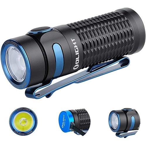 Olight B08R66DKYS OLIGHT Baton3 - 1200 Lumens - Ultra-Compact - Rechargeable EDC Flashlight - Black