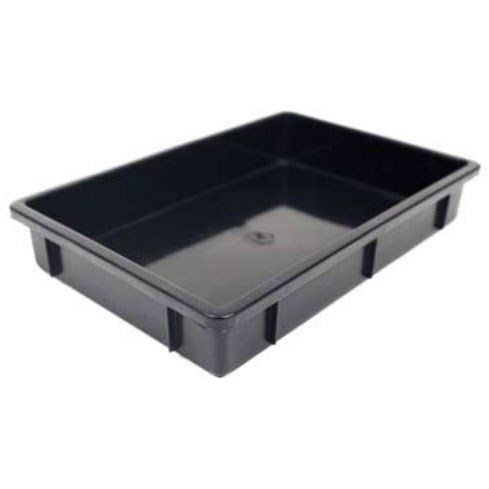 Botron B09502 - Conductive Tray - 1.2' x 9.8" x 2.6" - Black