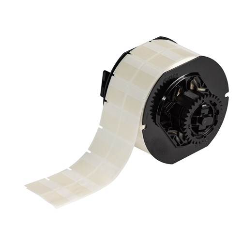 Brady B33-116-417 B33 Series - Self Laminating Vinyl Wire Wraps - 1" H x 1" W - White/Clear 2500/RL