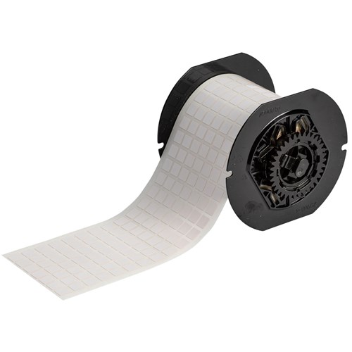 Brady B33-340-422 B33 Series - Permanent Acrylic Adhesive Labels - 0.375" H x 0.375" W - White - 10000/RL