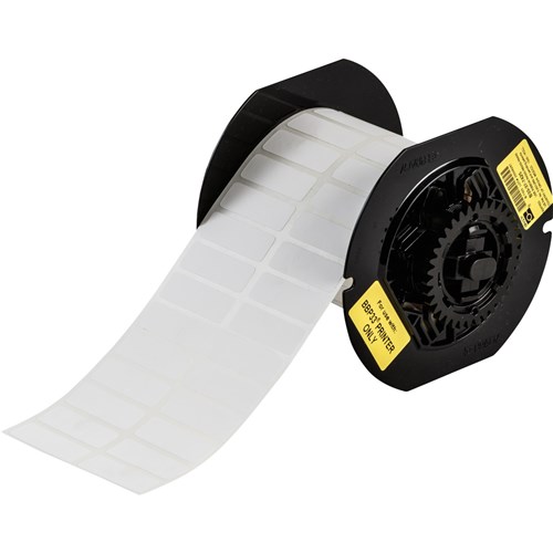 Brady B33-37-439 B33 Series - General Identification Vinyl Labels - 0.5" H x 1.5" W - White - 5000/RL