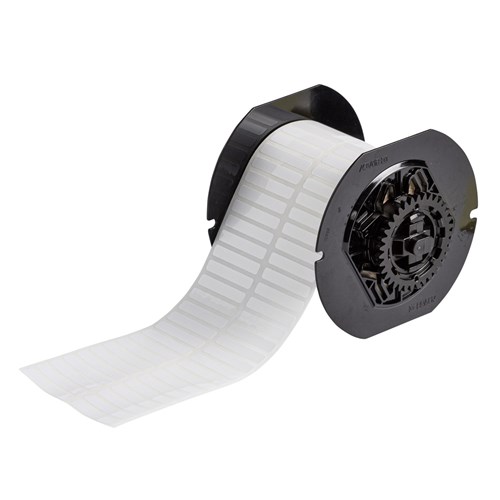 Brady B33-4-423 B33 Series - Glossy White Polyester Component and Barcode Labels - 0.25" H x 1.5" W - White - 8000/RL