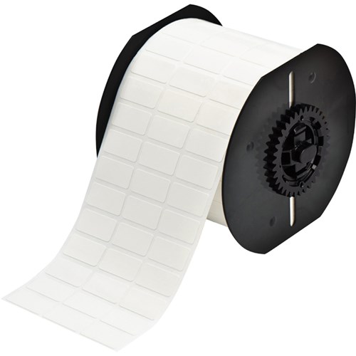 Brady B33-5-499 B33 Series - Polyamide Coated Nylon Cloth Labels - 0.5" H x 1" W - White - 5000/RL