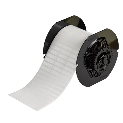 Brady B33-51-423 B33 Series - Glossy White Polyester Component and Barcode Labels - 0.25" H x 1" W - White - 10000/RL