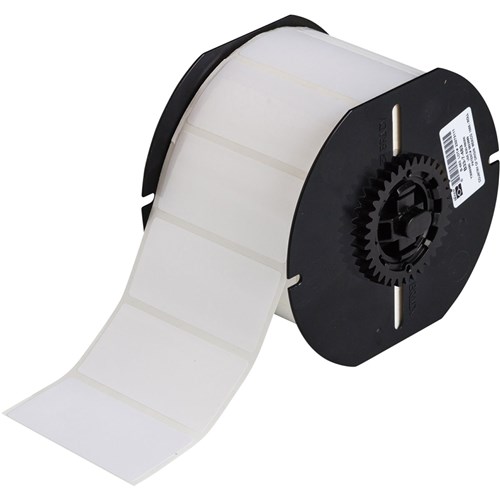 Brady B33-7-423 B33 Series - Glossy White Polyester Component and Barcode Labels - 1.25" H x 2.75" W - White - 1000/RL