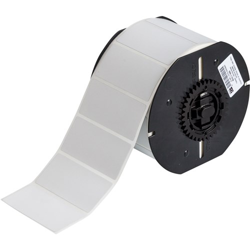 Brady B33-7-428 B33 Series - Metallized Polyester Permanent Labels - 1.25" H x 2.75" W -Light Gray1000/RL