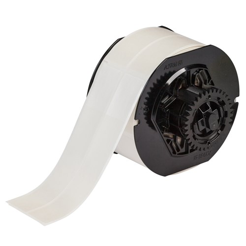 Brady B33-81-417 B33 Series - High Adhesion Self-Laminating Vinyl Wire Wraps - 6" H x 1" W - White, CL 500/RL