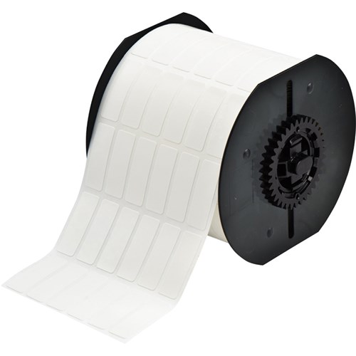 Brady B33-87-499 B33 Series - Polyamide Coated Nylon Cloth Labels - 1.437" H x 0.5" W - White - 2500/RL