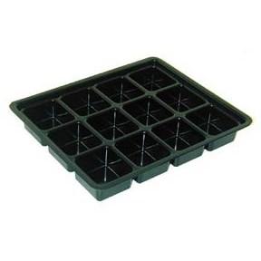 Conductive Containers (CCI) 13030 - CP Conductive Kitting Tray - 10.5" x 8.75" x 1.5" - 10/Set