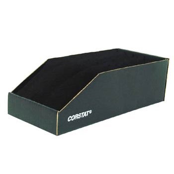 Conductive Containers (CCI) 1010 - Corstat™ Open Bin - ESD-Safe - 12" x 8" x 4.25" - 25/Bundle