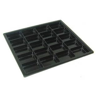 Conductive Containers (CCI) 13045 - CP Conductive Kitting Tray - 18.375" x 16.375" - 25/Set