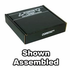 Conductive Containers (CCI) 3230-6C - CorRec-Pak® Shipping Box Only (Shipped Flat) - ESD-Safe - 10.5" x 8.5" x 2.5" - 50/Set