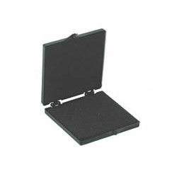 Conductive Containers (CCI) PP2020 - PillowStat Conductive Plastic Box - ESD-Safe - 2" x 2" x 0.25" - 200/Case