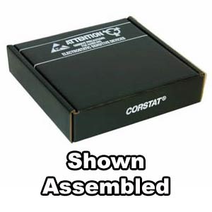 Conductive Containers (CCI) 3320-8C - CorRec-Pak® Shipping Box Only (Shipped Flat) - ESD-Safe - 12.5" x 10.5" x 2.5" - 50/Set