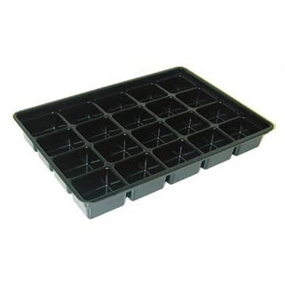 Conductive Containers (CCI) 13080 - CP Conductive Kitting Tray - 14.375" x 10.125" x 1.875" - 10/Set