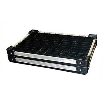 Conductive Containers (CCI) DT6201A - Durastat ESD-Safe Tray - 18" x 11.375" x 1.75" - 10/Bundle