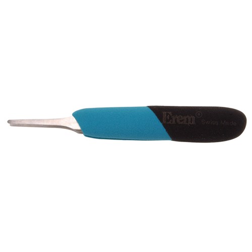 Erem E2ASA - Ergonomic Broad-Tip Tweezers - Straight Tip - Anti Magnetic - ESD-Safe - 5"