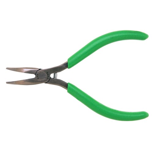 Xcelite CN54G - Curved Long Nose Pliers - Smooth Jaw - Cushion Grip - 60° - 5"