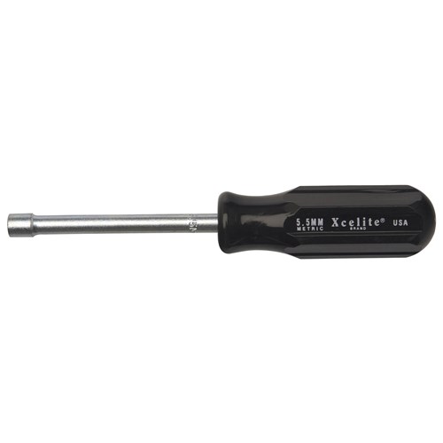 Xcelite 55MM - Metric Nutdriver - Drilled Shaft - 5.5 mm