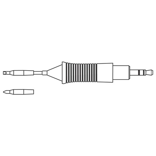 Weller 0054461699 - RT3MS Soldering Tip - Chisel - 1.3 x 0.4 mm