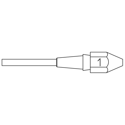 Weller T0051325099 - XDS1 XDS Series Desoldering Nozzle - I.D 1.4 mm - O.D 2.5 mm