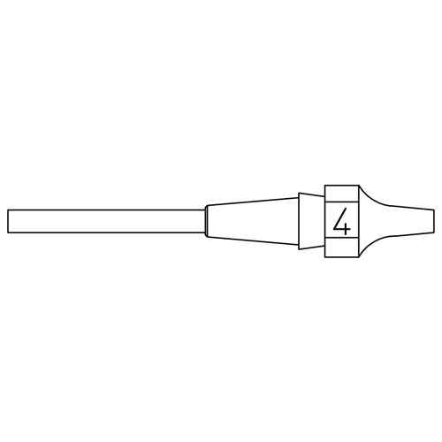 Weller T0051325399 - XDS4 XDS Series Desoldering Nozzle - I.D 1.2 mm - O.D 2.5 mm