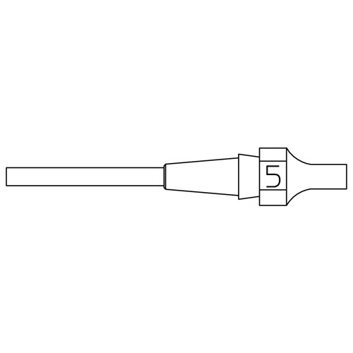 Weller T0051325499 - XDS5 XDS Series Desoldering Nozzle - I.D 1.8 mm - O.D 3.3 mm