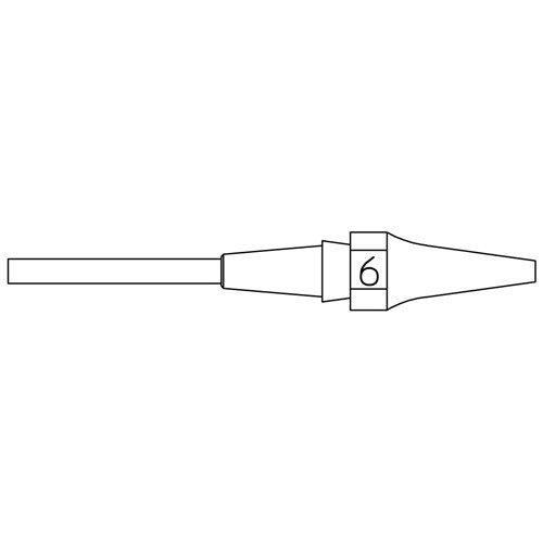 Weller T0051325599 - XDS6 XDS Series Desoldering Nozzle - I.D 0.7 mm - O.D 1.9 mm