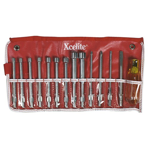 Xcelite 99PR - 14-piece Series 99 Multi-purpose Nutdriver & Screwdriver Set - Canvas