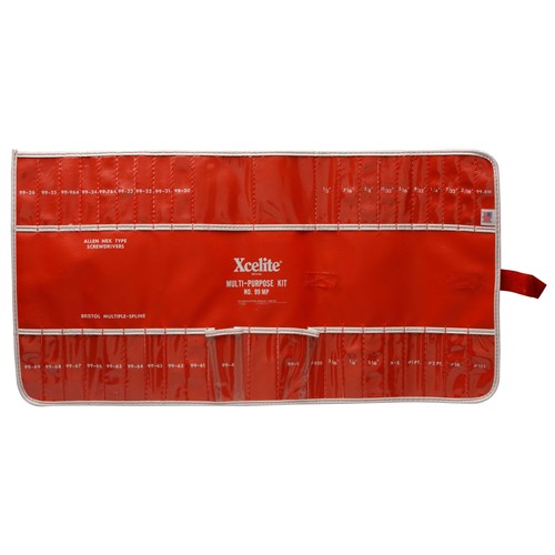 Xcelite 99MPK - Empty Canvas Case for 99MP Tool Roll Kit - Red