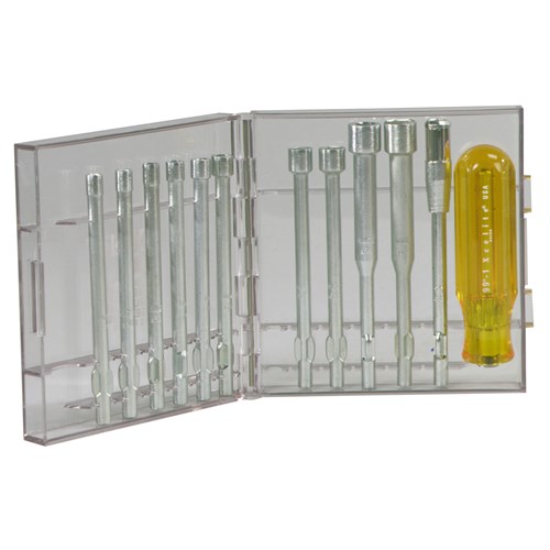 Xcelite 99PS51MM - 12-piece Series 99 Compact Nutdriver Set - Clear Plastic