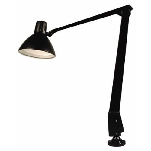 Dazor 603-BK - CFL/Incandescent Lamp w/Floating Arm - 41" Reach - Clamp Base - Black