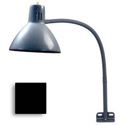 Dazor 1075-BK - CFL/Incandescent Lamp w/Flex Arm - 26" Reach - L-Bracket Direct Mount - Black