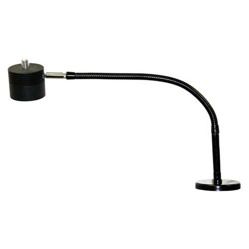 Dazor LED-FA25MM-BK - EcoFlex LED Lamp w/Magnetic Base - 24" Reach - Dimmable Switch - 8W - Black