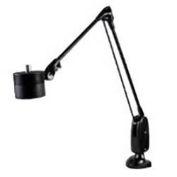 Dazor LED-CA24CM-BK - EcoFlex LED Lamp w/Clamp Base - 24" Reach - Dimmable Switch - 8W - Black