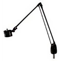 Dazor LED-CA34-BK - EcoFlex LED Lamp w/Pivot Base - 34" Reach - Dimmable Switch - 8W - Black