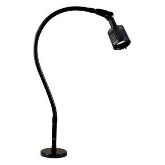 Dazor 6950-BK - 20W Halogen Lamp w/Magnetic Mount - 31" Reach - On/Off Switch - Black