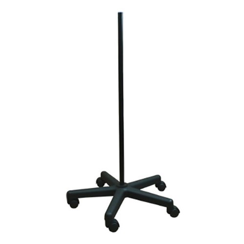 Dazor 1050-BK - Rolling Floor Stand - Metal - 40.5" - Black