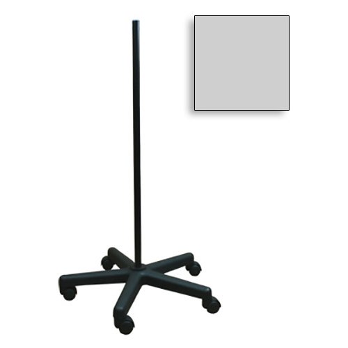 Dazor 1050-DG - Rolling Floor Stand - Metal - 40.5" - Dove Gray