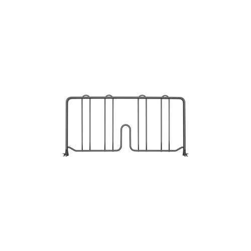 InterMetro Industries DD18-DSG Super Erecta 8" High Shelf Divider for Wire Shelves - Smoked Glass - 18"