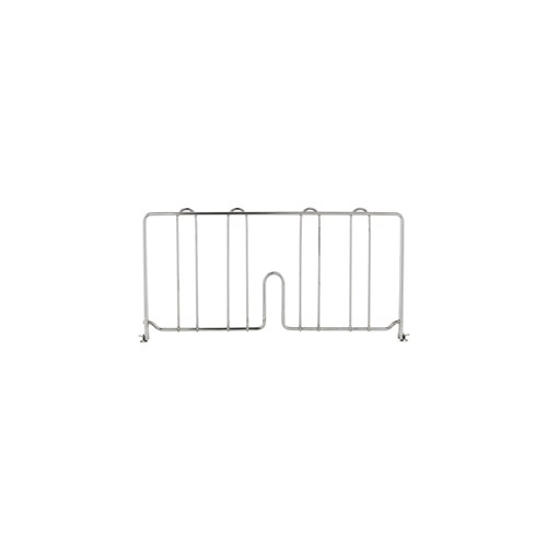 InterMetro Industries DD18C Super Erecta 8" High Shelf Divider for Wire Shelves - Chrome - 18"