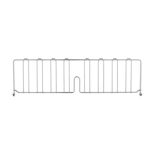 InterMetro Industries DD30C Super Erecta 8" High Shelf Divider for Wire Shelves - Chrome - 30"