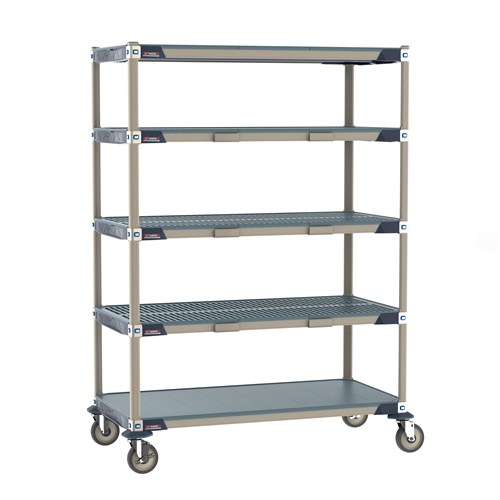 InterMetro Industries ECP55CX3 MetroMax i Par Level Cart - 24" x 48"